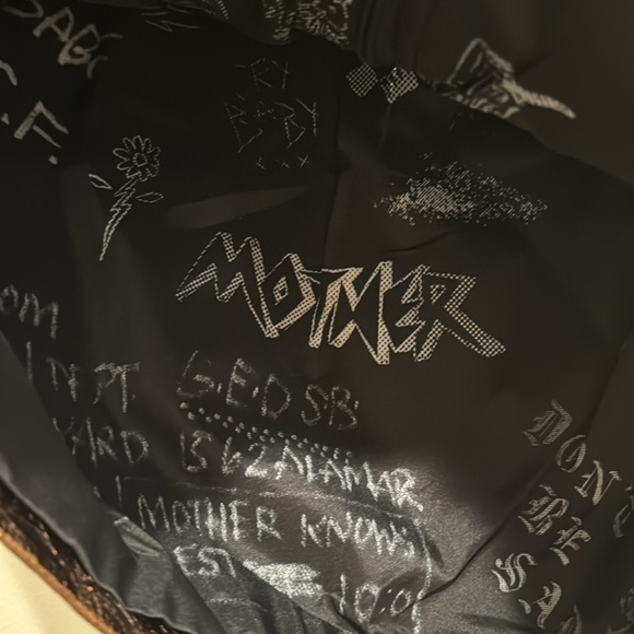 NWT MOTHER The Sprocket Mini Skirt‎ metallic gold small zipper - Picture 8 of 11